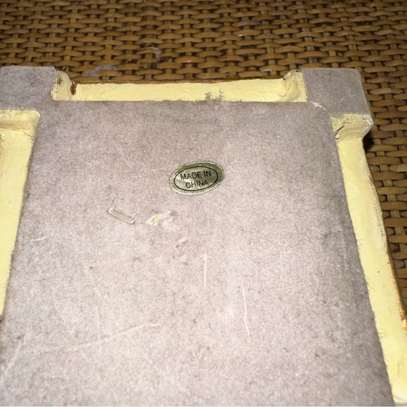 Stone Jewlery Brass Flower Tinker Box 3” Beige Collectable Heavy Grandma Beauty - Picture 11 of 13